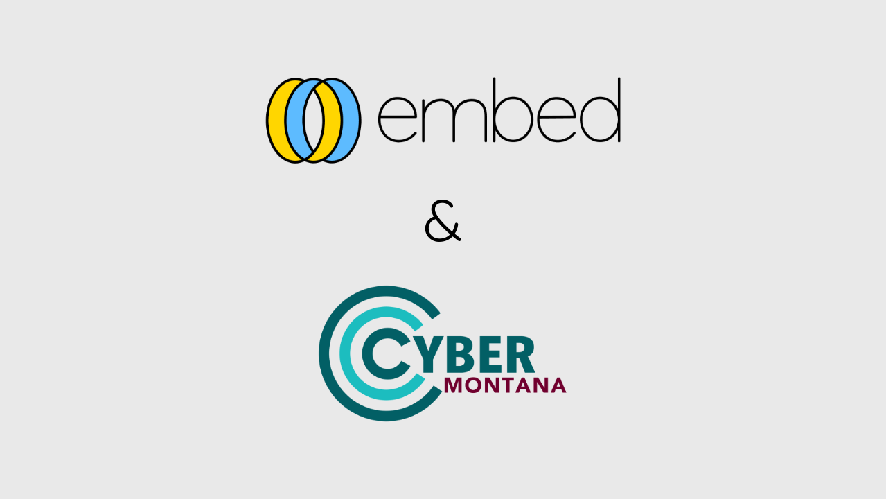 Embed and CyberMontana logos
